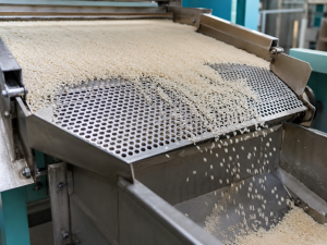 Fase de filtrado de cereal